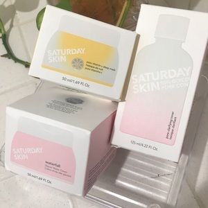 Saturday Skin bundle / Toner, Face cream and Mask